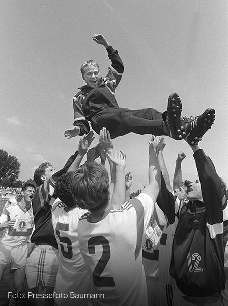 Ralf Rangnick als A-Jugendtrainer beim VfB Stuttgart