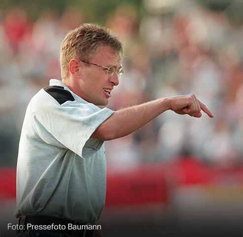 Ralf Rangnick als Cheftrainer vom SSV Ulm 1846, 1997