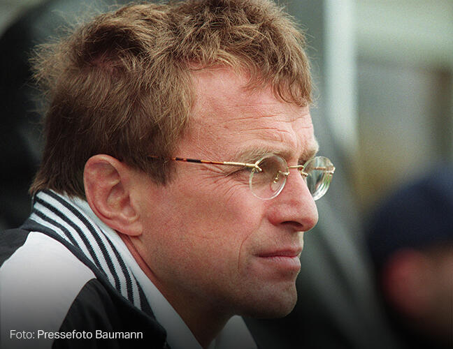 Ralf Rangnick als Cheftrainer vom SSV Ulm 1846