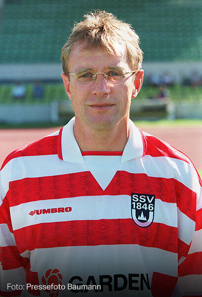 Ralf Rangnick als Cheftrainer vom SSV Ulm 1846