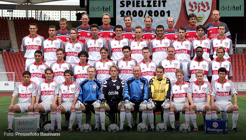 VfB Stuttgart, Mannschaftsfoto, 2000