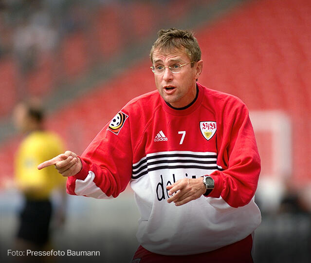 Ralf Rangnick, Trainer beim VfB Stuttgart, 1999