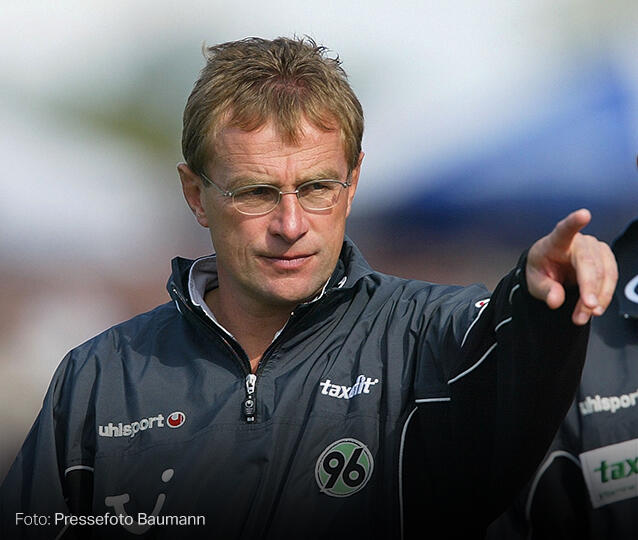 Ralf Rangnick als Trainer von Hannover 96, 2003