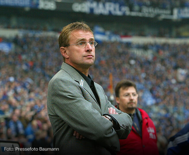 Ralf Rangnick als Cheftrainer von FC Schalke 04, 2004